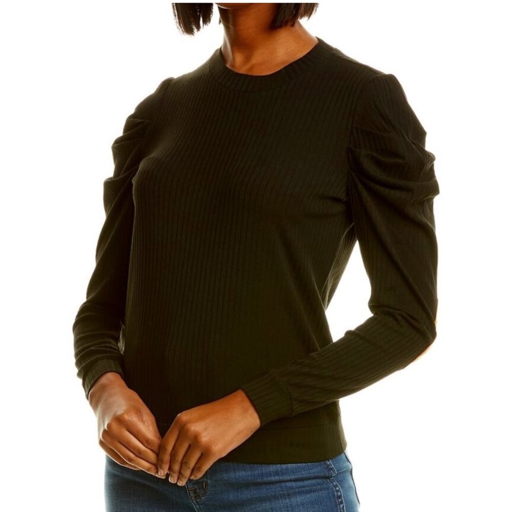 Leyden black long sleeve top